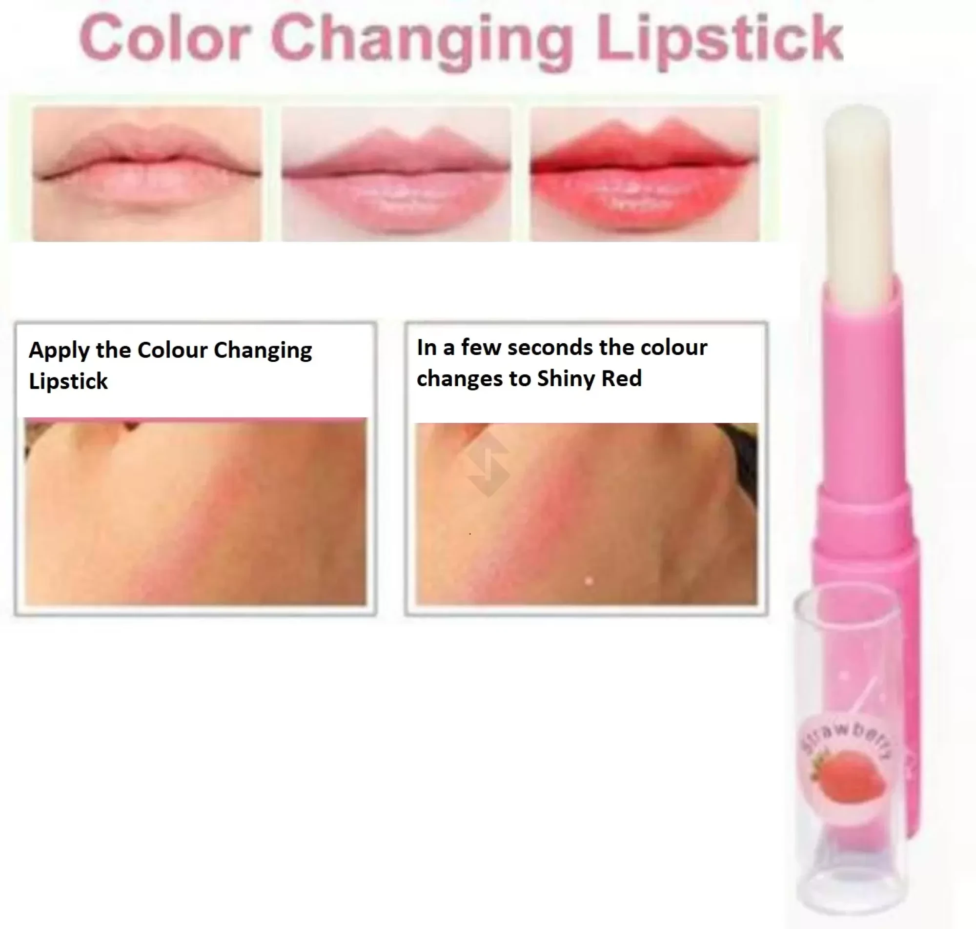 Pink Magic lip Balm swatches.webp